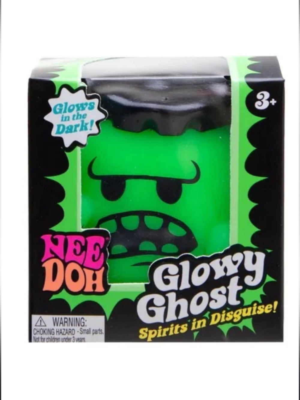 Schylling NeeDoh Glowy Ghost Toy NEW